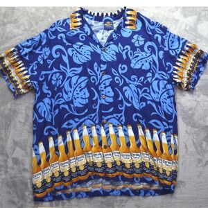 Corona Shirt Size XL Extra Hawaiian‎ Beach Cruise Tiki Bar Beer
